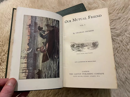 Charles Dickens : Our Mutual Friend : Talwin Morris Design : Marcus Stone