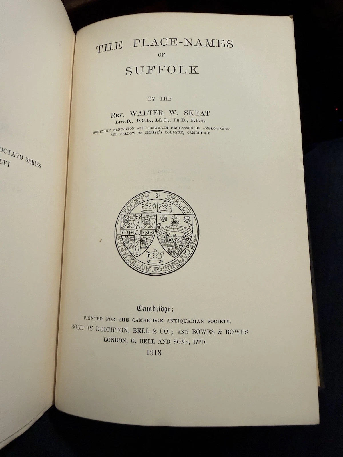 1913 A Calendar of the Feet of Fines Relating to the County of Huntingdon : VGC