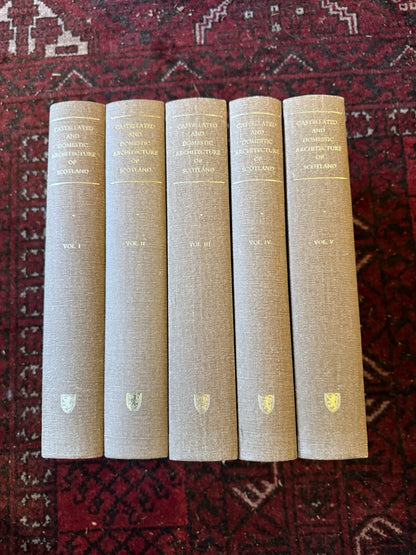 Castellated and Domestic Architecture of Scotland (5 Vols) MacGibbon & Ross