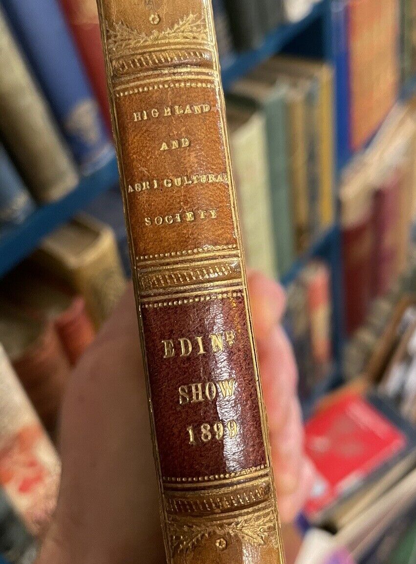 Catalogue of Stock, Edinburgh : Highland & Agricultural Society of Scotland 1899