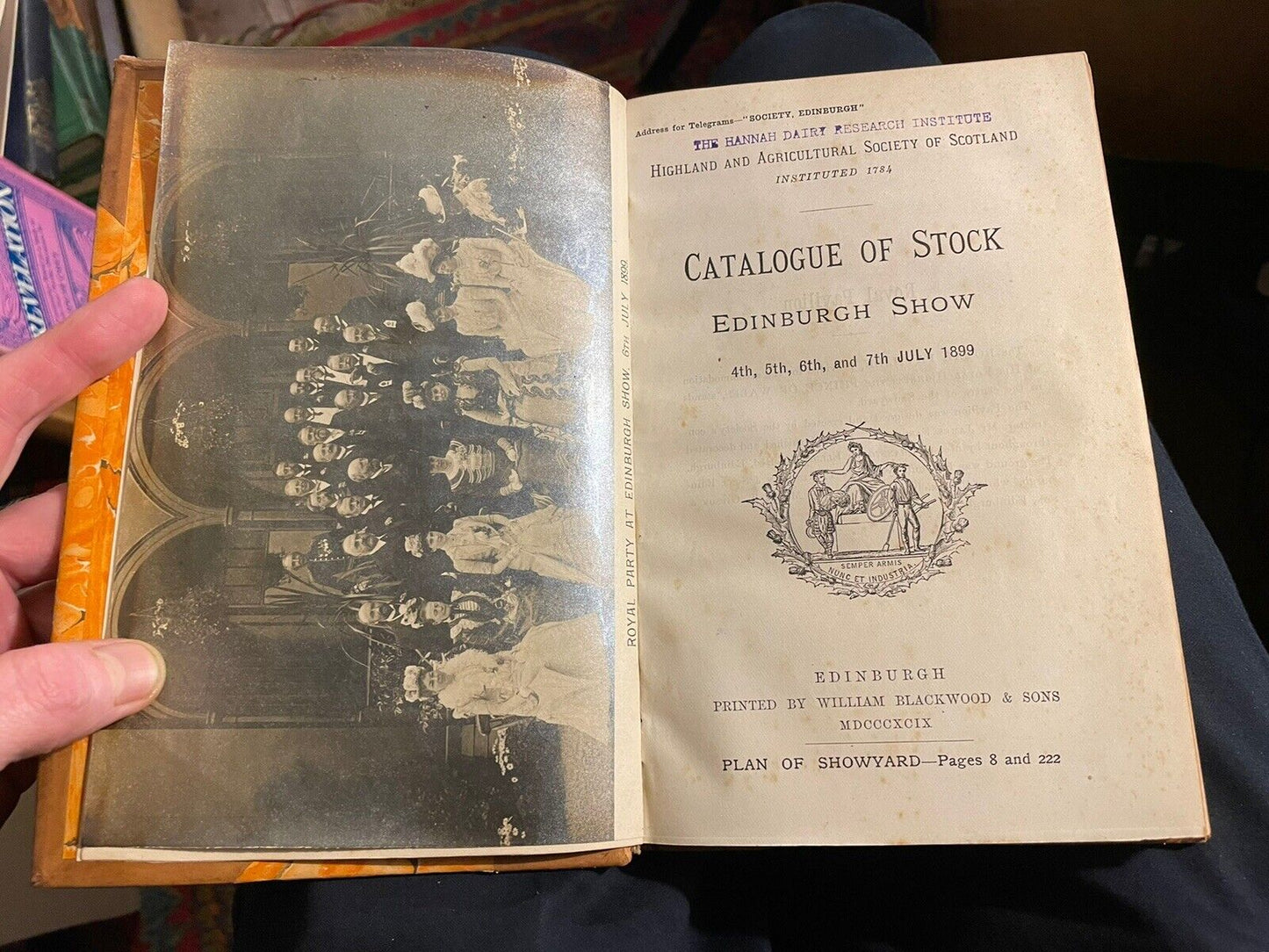 Catalogue of Stock, Edinburgh : Highland & Agricultural Society of Scotland 1899