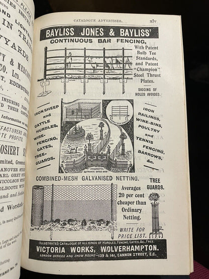 Catalogue of Stock, Edinburgh : Highland & Agricultural Society of Scotland 1899