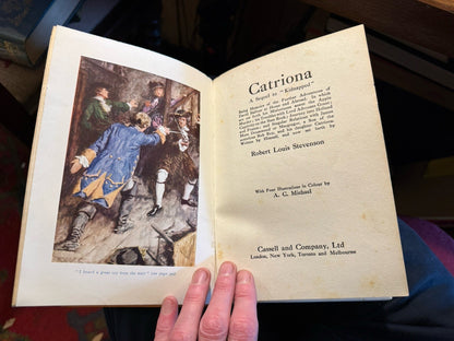 Catriona : Sequel to Kidnapped : Robert Louis Stevenson : Illustrated c1915