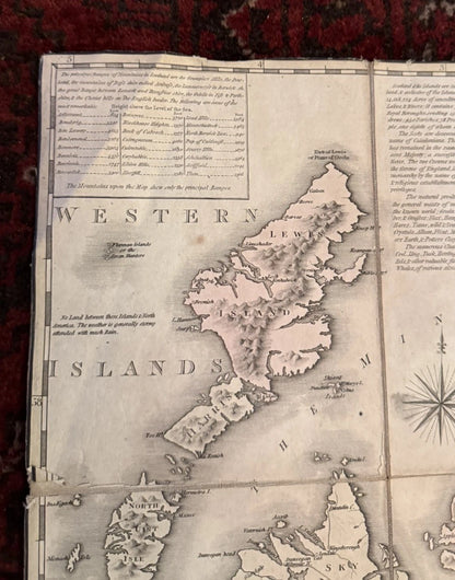1812 Canvas-backed Folding Tour Map : Pennant, Garnett, Lettice & Campbell