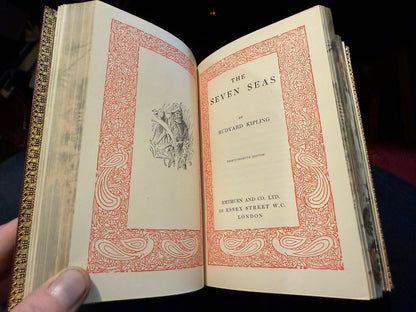 Fore-Edge Painting, Miss C B Currie / Rudyard Kipling : Riviere Fine Binding