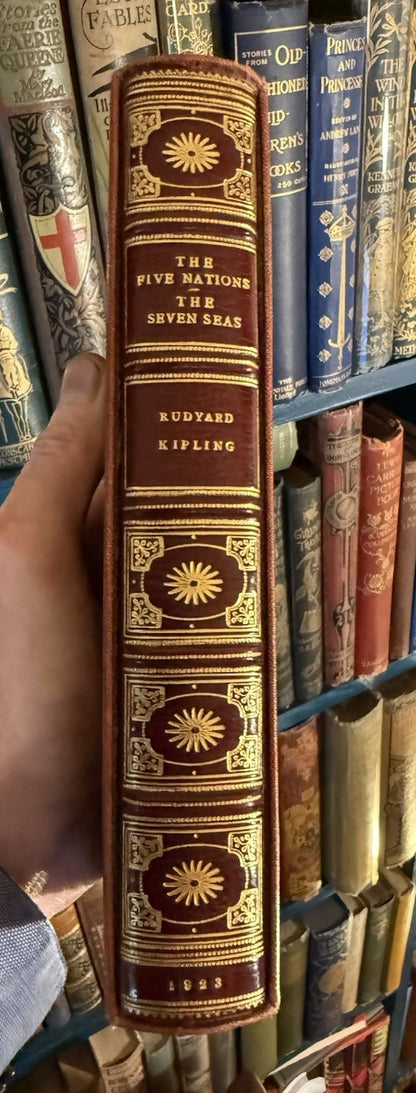 Fore-Edge Painting, Miss C B Currie / Rudyard Kipling : Riviere Fine Binding
