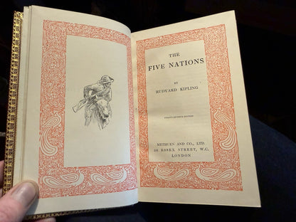 Fore-Edge Painting, Miss C B Currie / Rudyard Kipling : Riviere Fine Binding