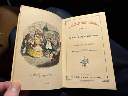 1922 A Christmas Carol : A Ghost Story : Charles Dickens : Early Facsimile