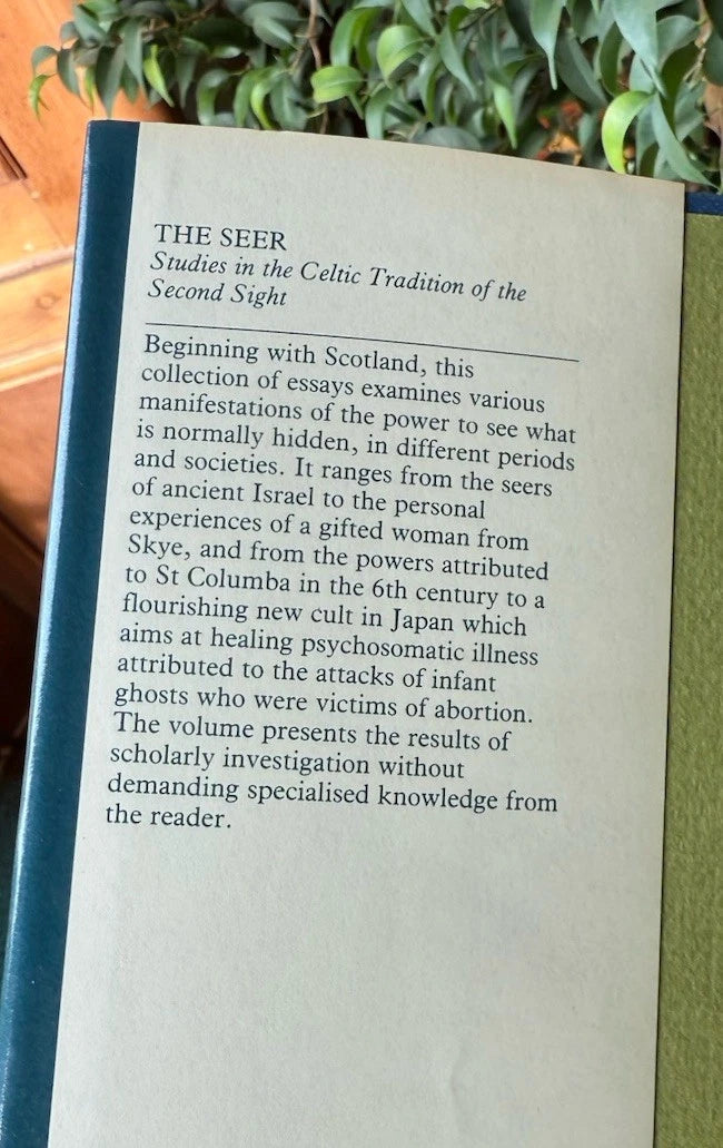 The Seer in Celtic and Other Traditions : Hilda Ellis Davidson 1989