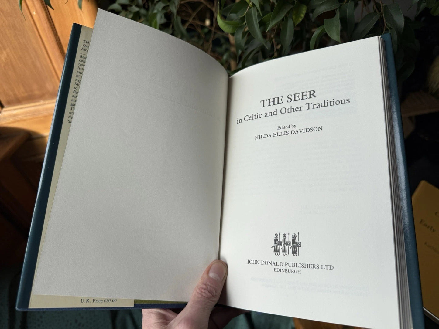 The Seer in Celtic and Other Traditions : Hilda Ellis Davidson 1989