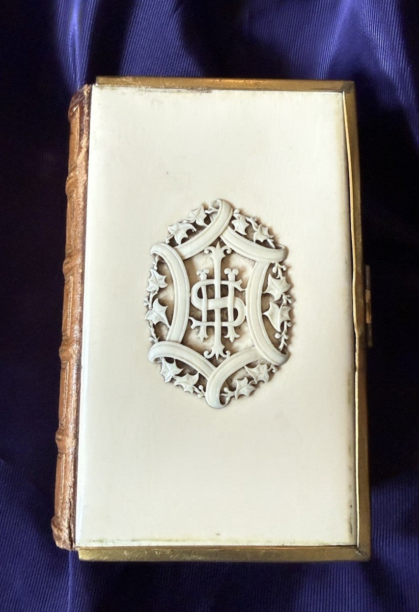 1862 The Book of Common Prayer : Painted Fore-edge : Ornate Clasped Celluloid
