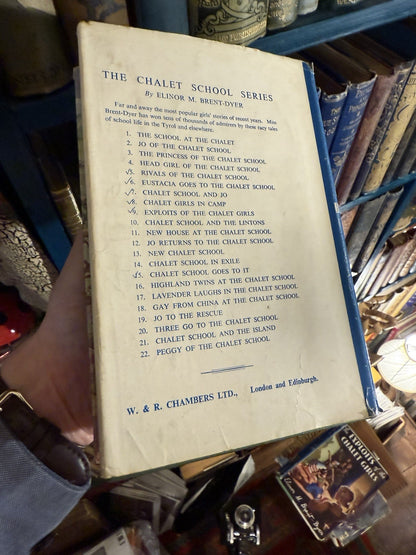 The Chalet School and Jo : Elinor M. Brent-Dyer : Dust Jacket 1951