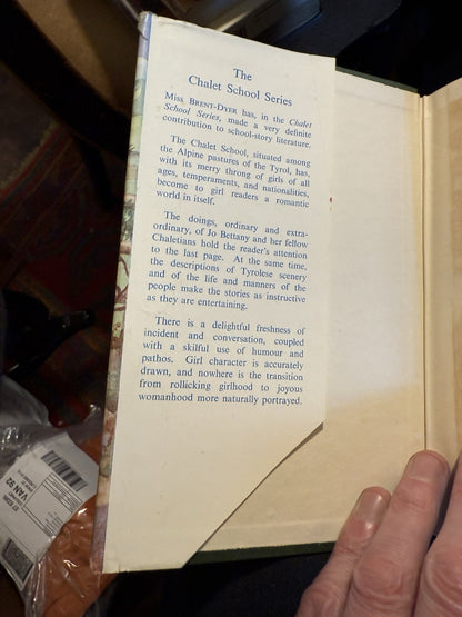 The Chalet School and Jo : Elinor M. Brent-Dyer : Dust Jacket 1951