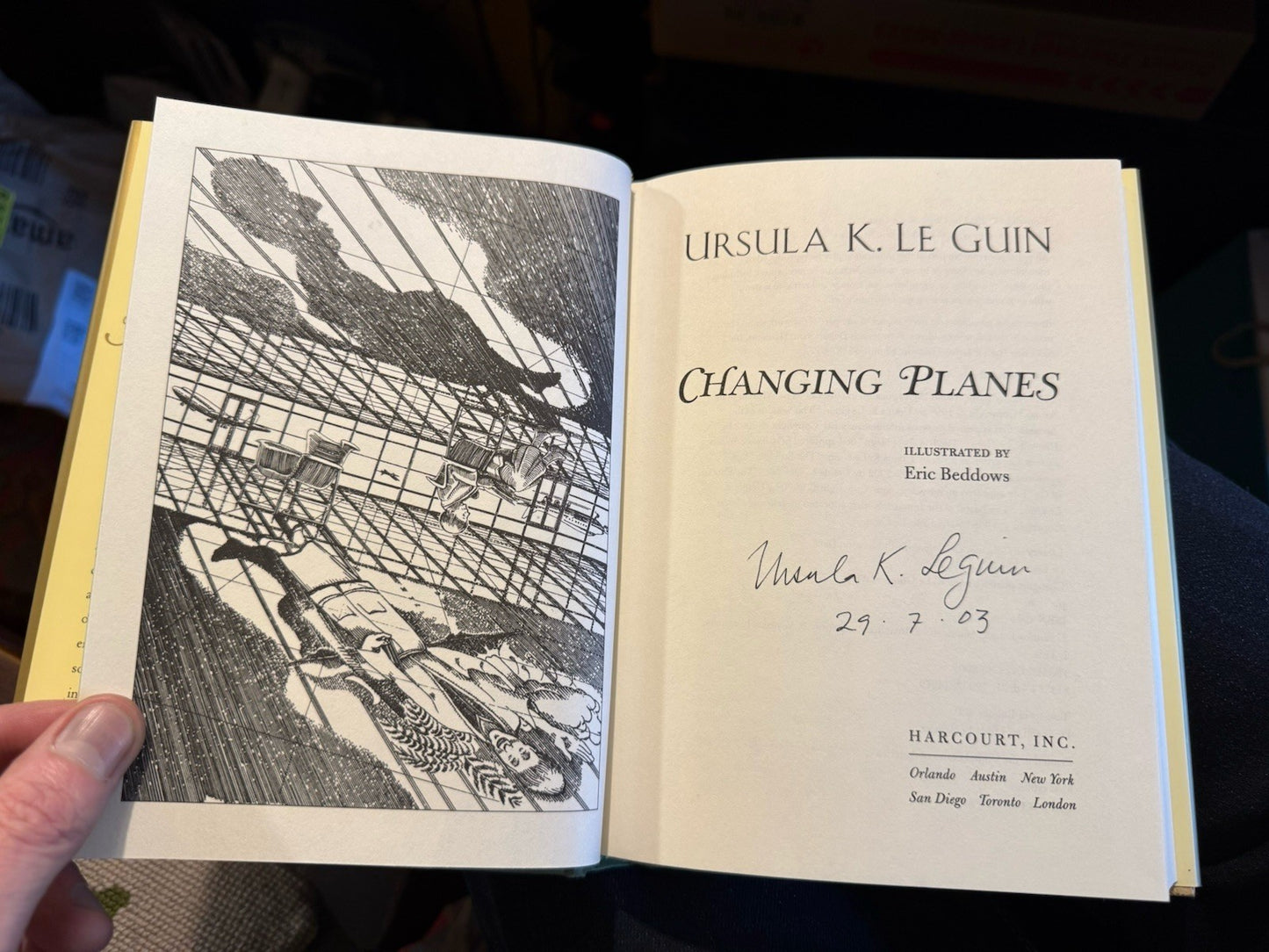 Ursula Le Guin (SIGNED) Changing Planes : First US Edition 2003 : Hardback
