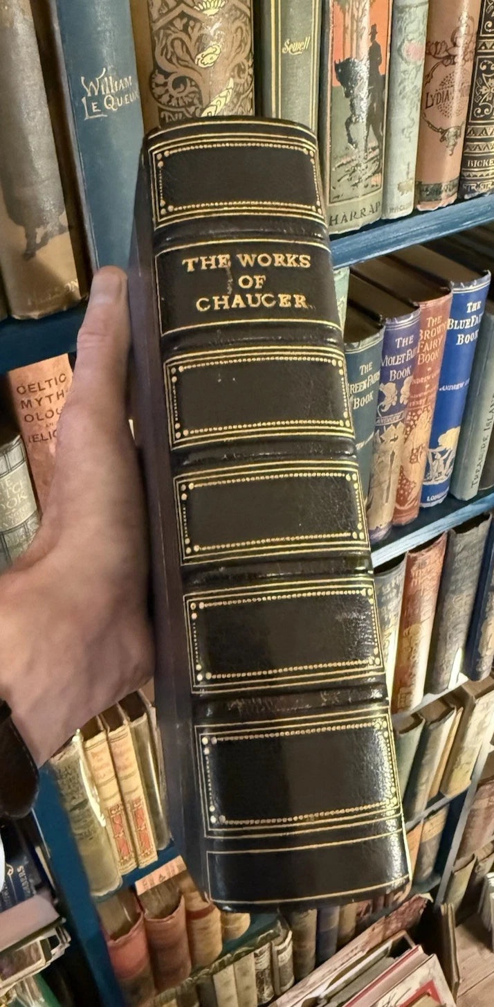 The Complete Works of Geoffrey Chaucer : Binding by Sangorski & Sutcliffe