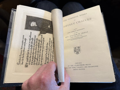 The Complete Works of Geoffrey Chaucer : Binding by Sangorski & Sutcliffe