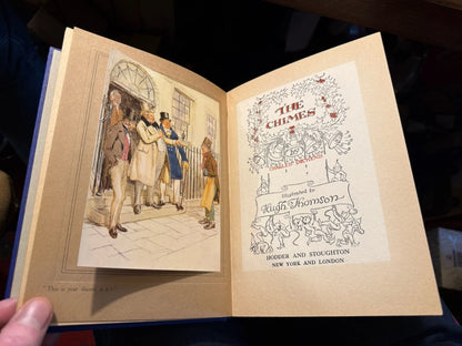 1913 Charles Dickens : The Chimes : First Hugh Thomson Illustrated Edition VGC
