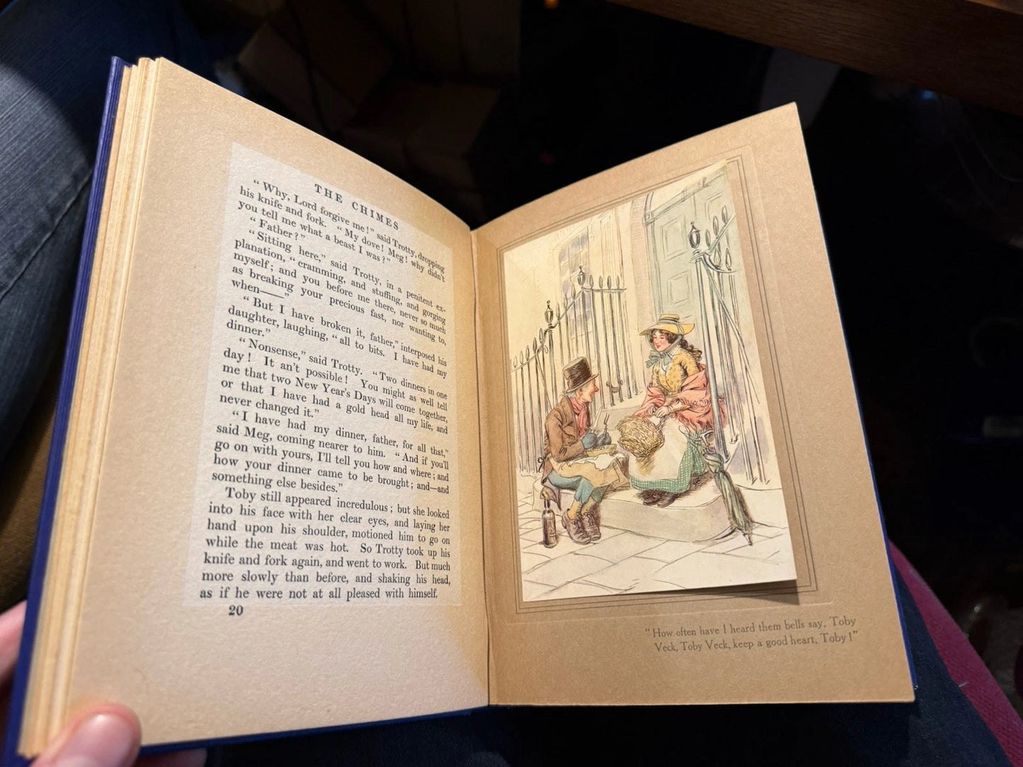 1913 Charles Dickens : The Chimes : First Hugh Thomson Illustrated Edition VGC