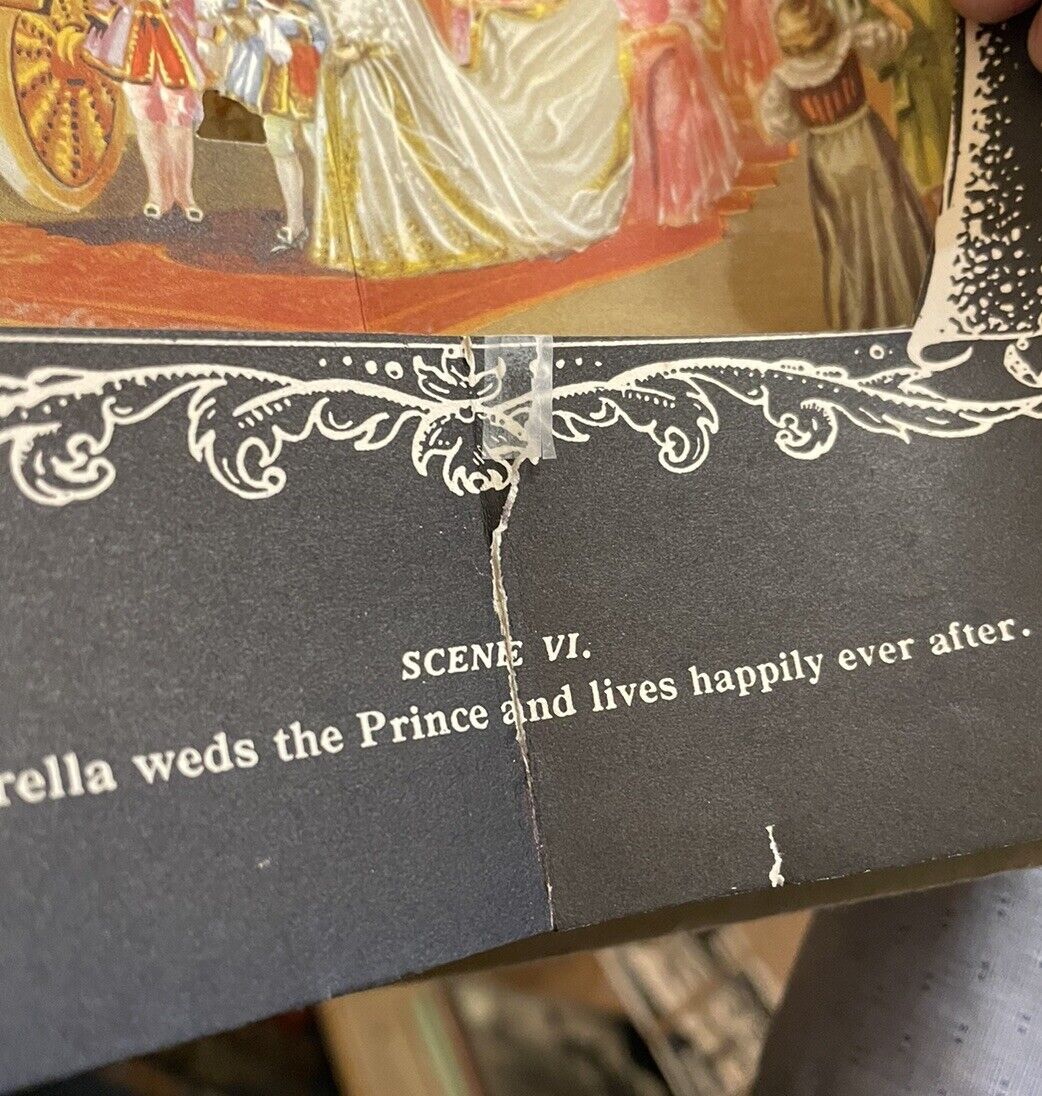 Cinderella Panorama Book : Six Magnificent Scenes : Die Cut Fairy Tales