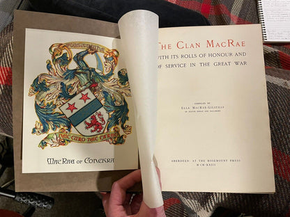 1923 MacRae-Gilstrap CLAN MACRAE Constables of Eilean Donan Castle SCOTLAND