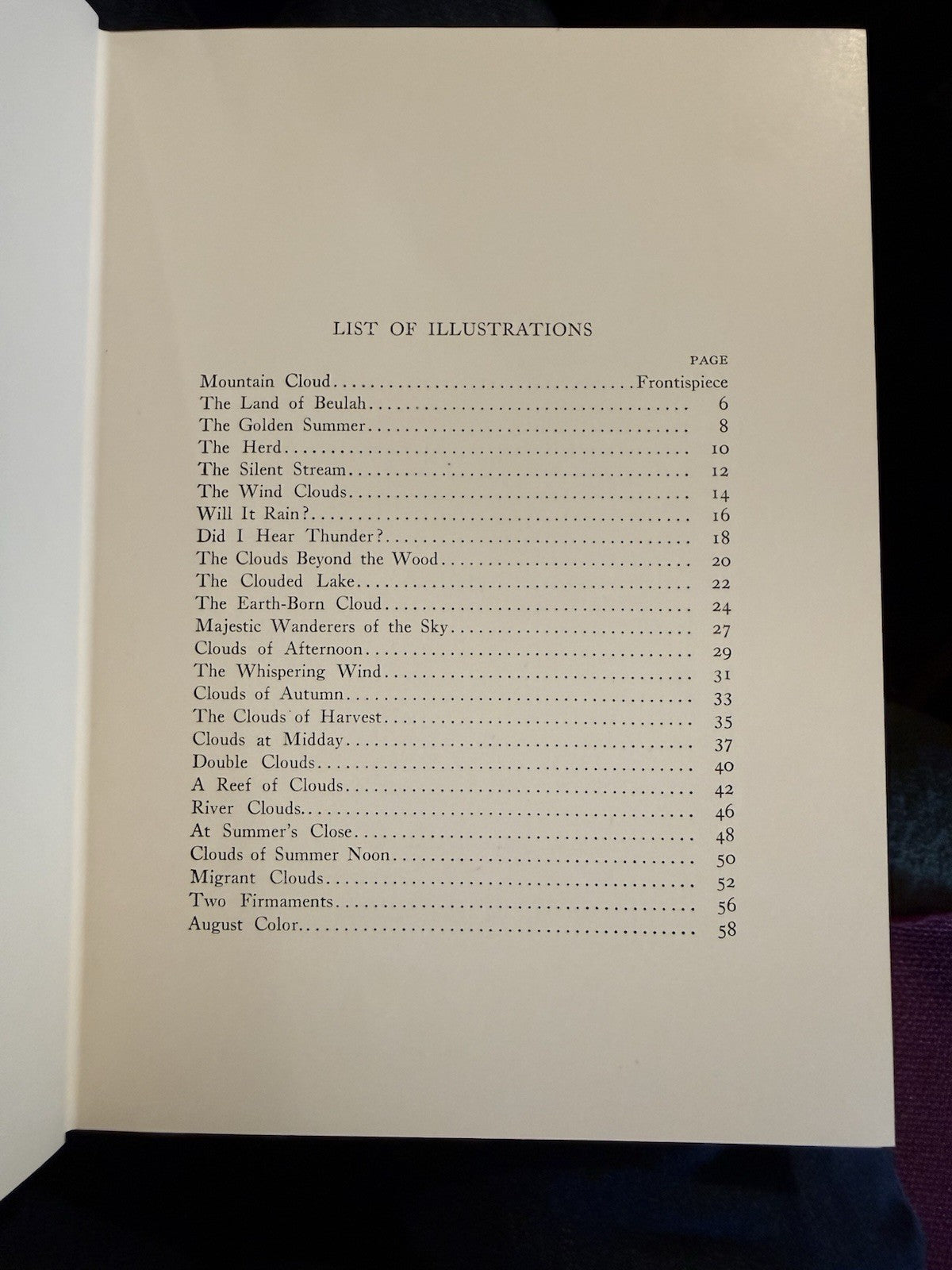 1925 A Book of Clouds : William A. Quayle : Abingdon Press, New York