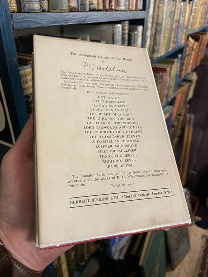 P G Wodehouse : Cocktail Time : 1st Edition 1958 : Very Good Copy