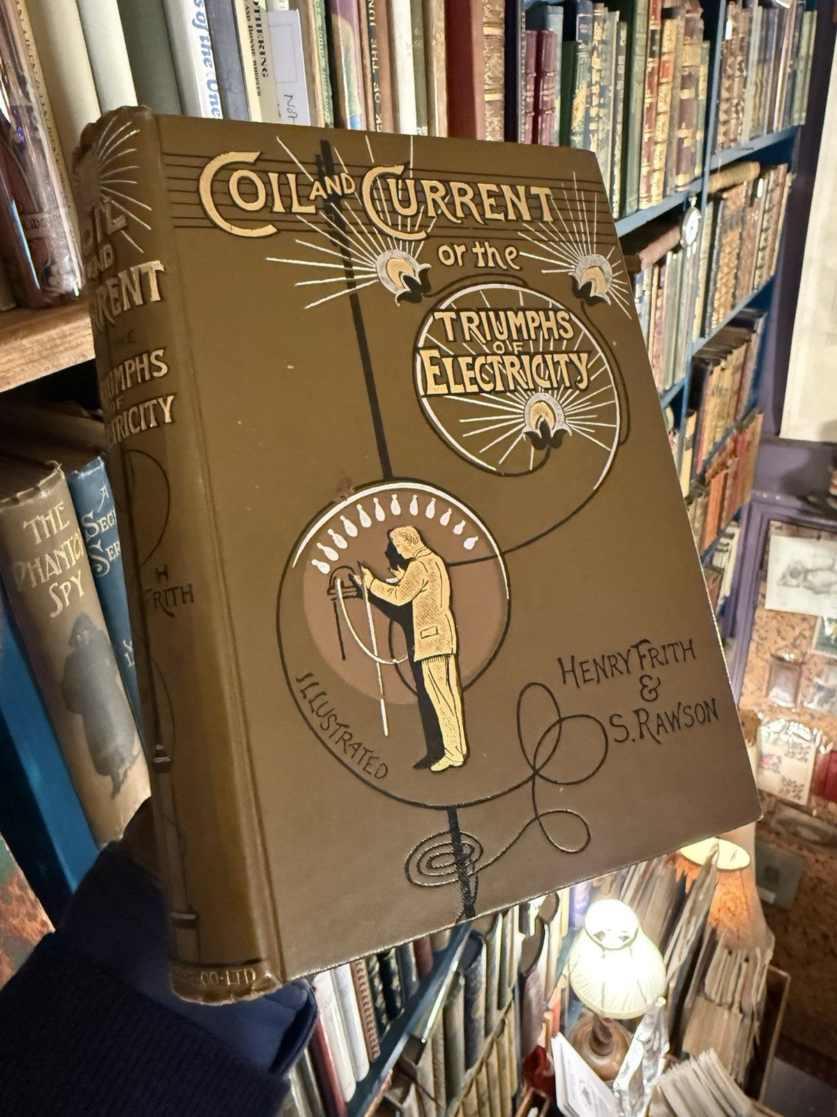 1896 Frith's Coil and Current or the Triumphs of Electricity : Vintage Science