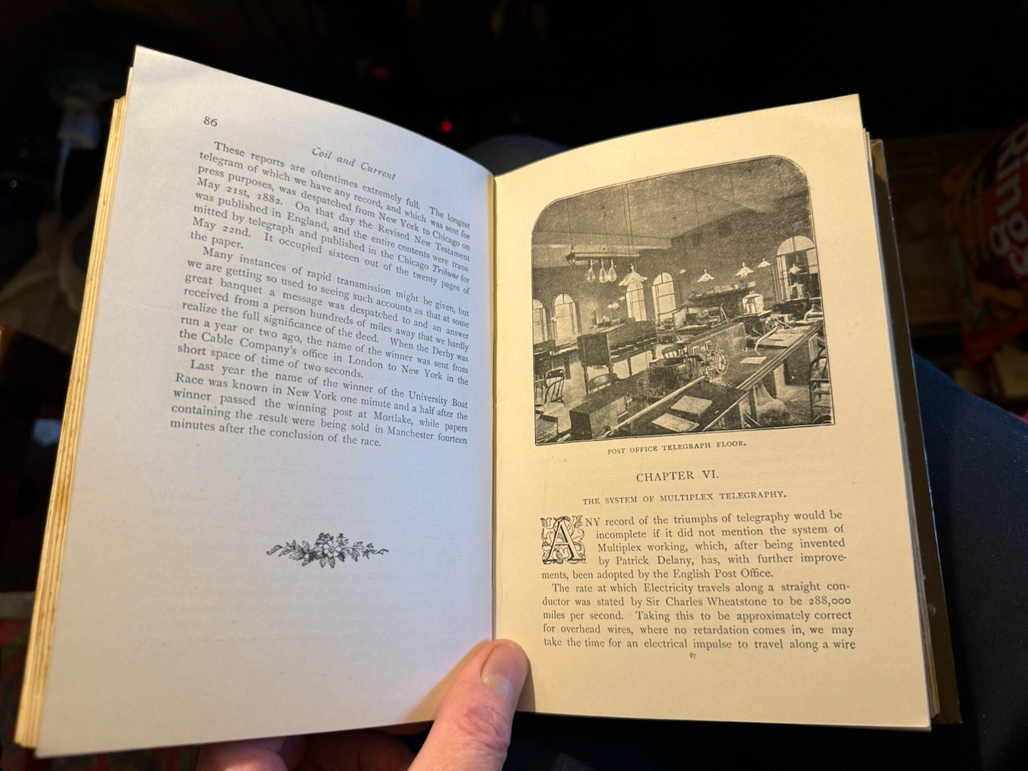 1896 Frith's Coil and Current or the Triumphs of Electricity : Vintage Science