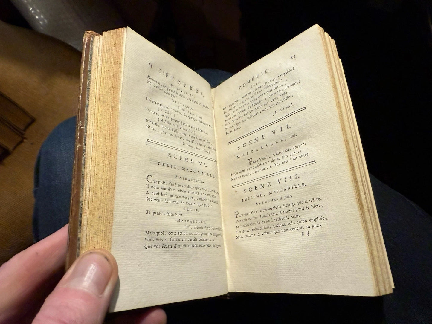 1810 Chefs d'Oeuvre de Molière (6 Volumes) : French Bindings