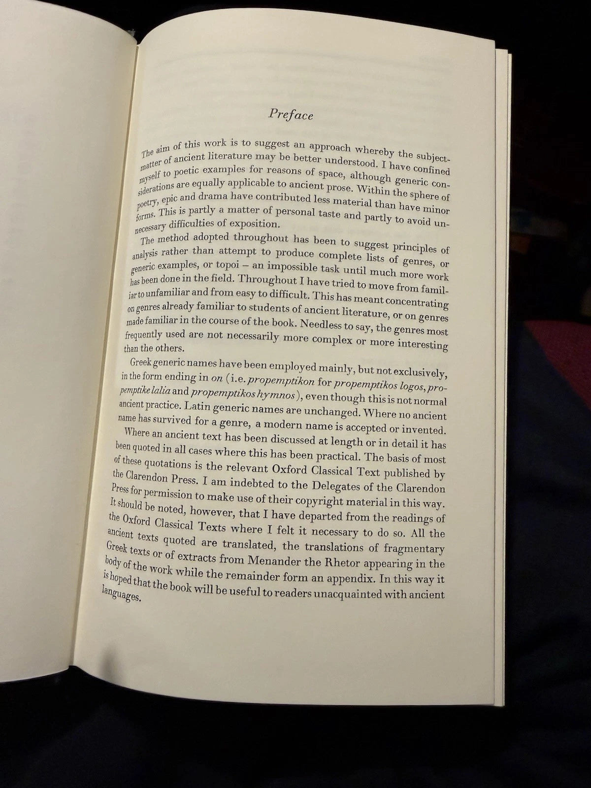 1972 Generic Composition in Greek and Roman Poetry : Francis Cairns : HB : VGC