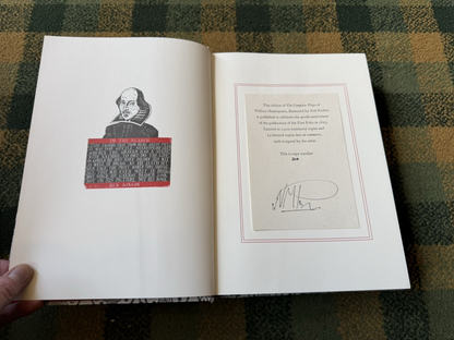 Folio Society : William Shakespeare Complete Plays : Signed Limited Edition 2023