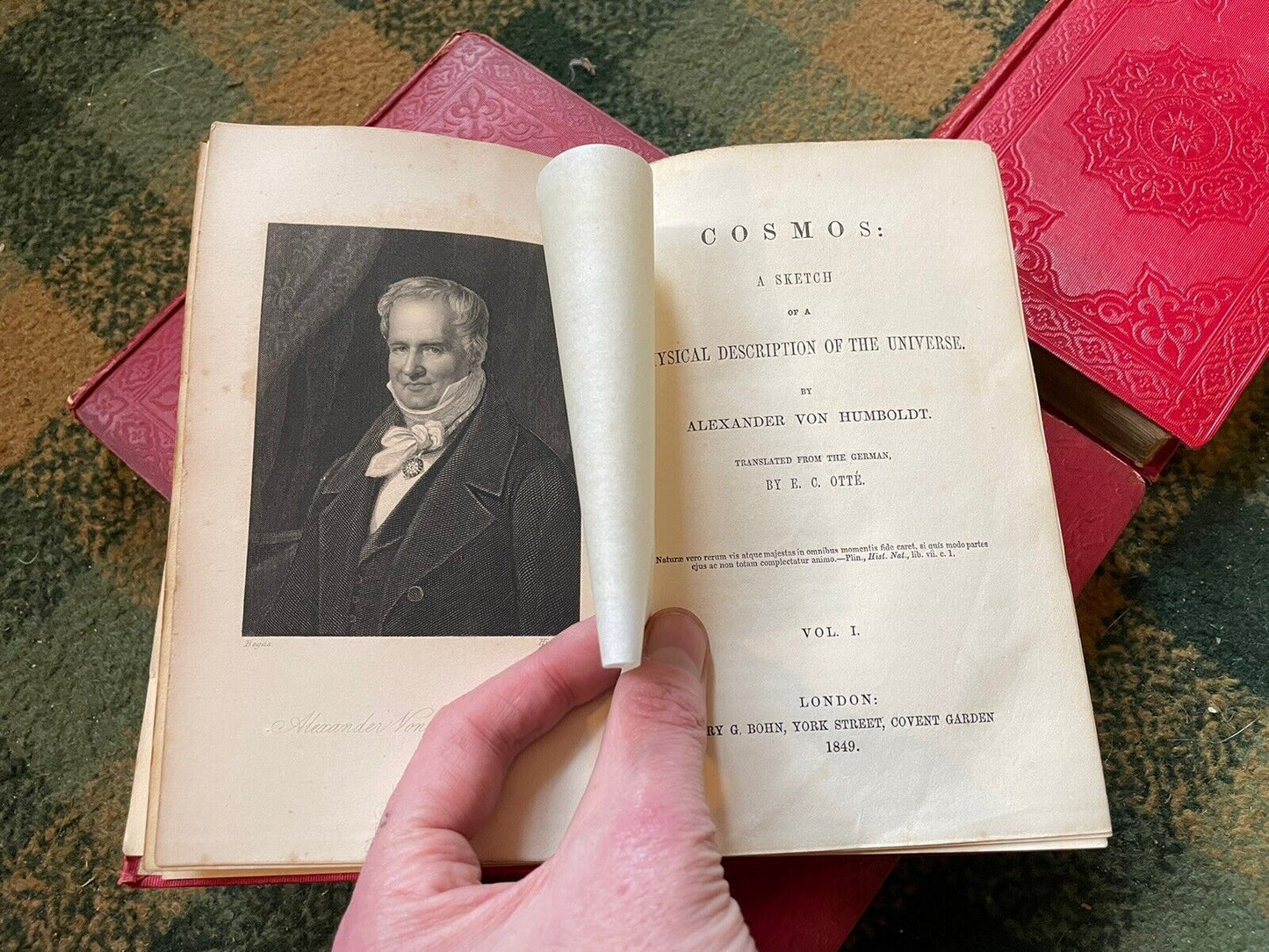 1849 COSMOS Physical Description of the Universe (4 Vols) Humboldt : Science