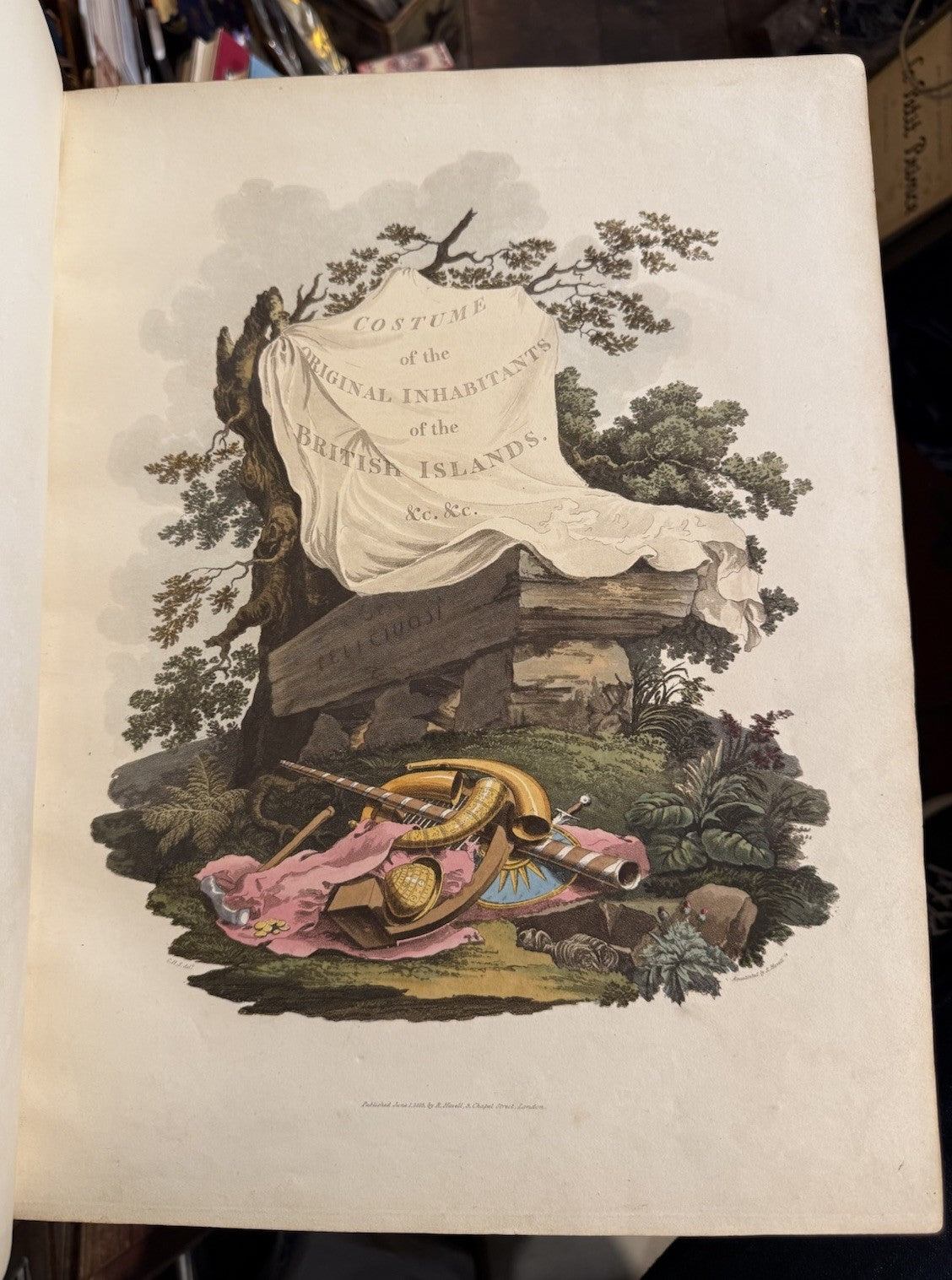 1815 Costume of the Original Inhabitants of the British Islands : Meyrick/Smith