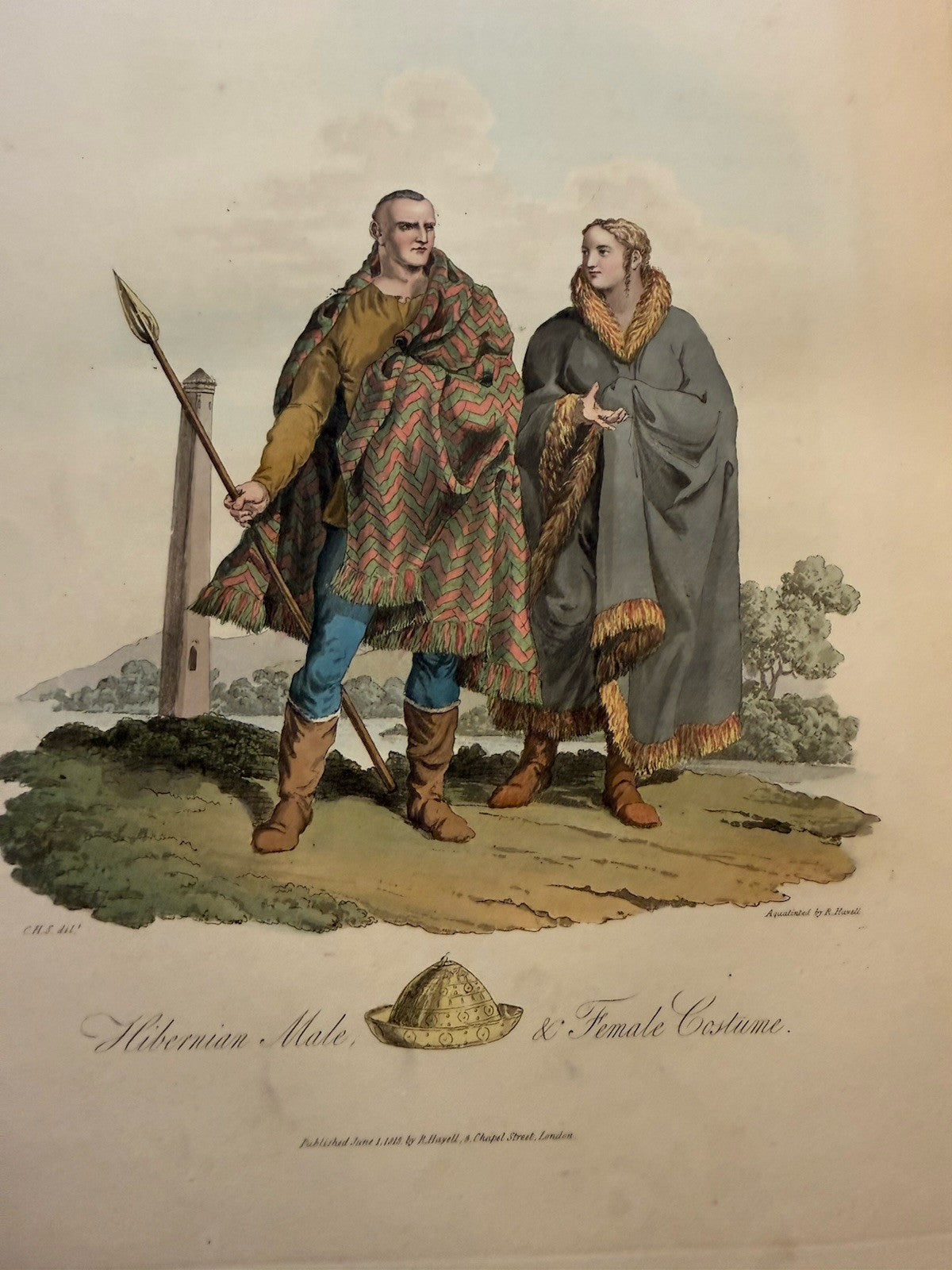 1815 Costume of the Original Inhabitants of the British Islands : Meyrick/Smith
