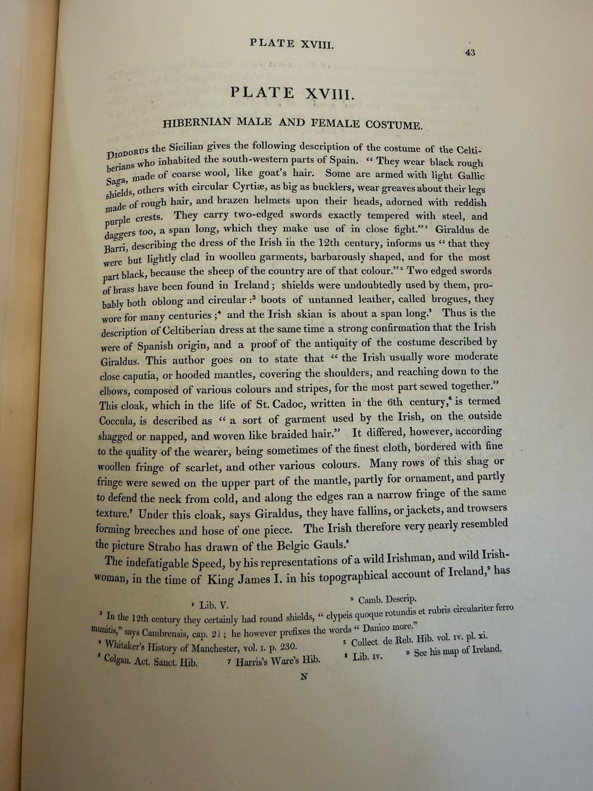 1815 Costume of the Original Inhabitants of the British Islands : Meyrick/Smith