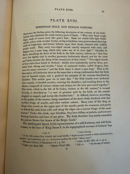 1815 Costume of the Original Inhabitants of the British Islands : Meyrick/Smith