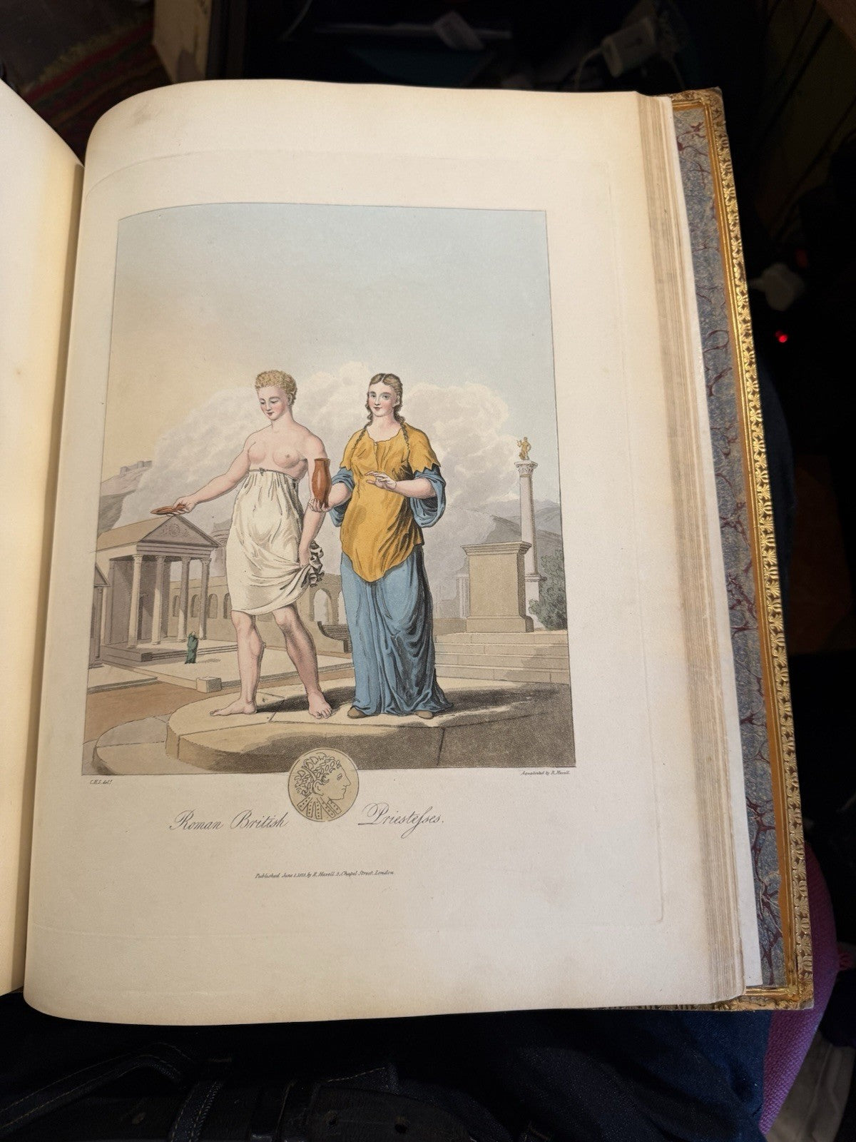 1815 Costume of the Original Inhabitants of the British Islands : Meyrick/Smith