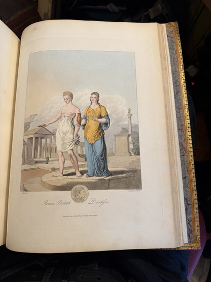 1815 Costume of the Original Inhabitants of the British Islands : Meyrick/Smith