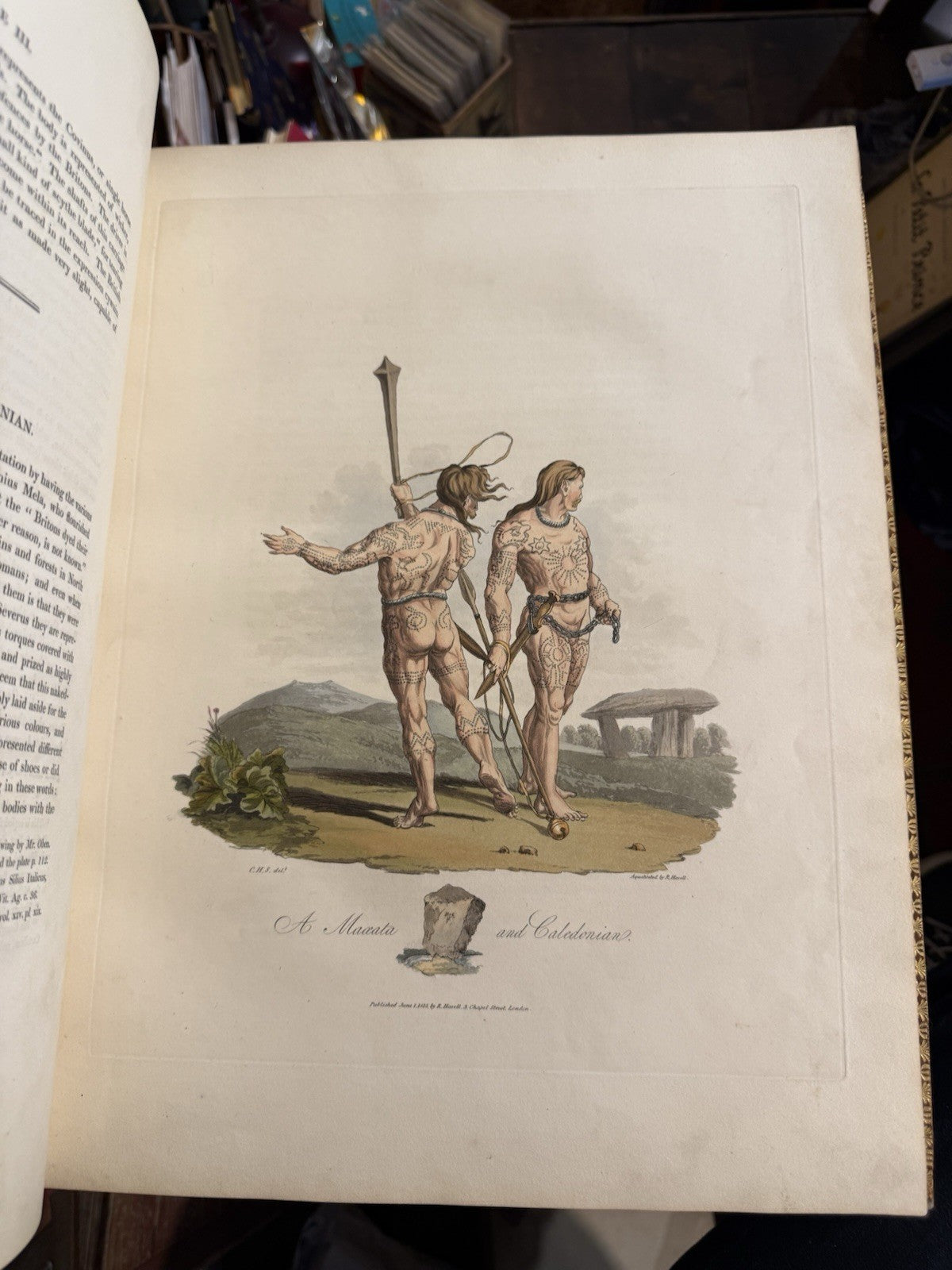 1815 Costume of the Original Inhabitants of the British Islands : Meyrick/Smith
