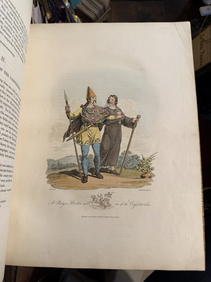 1815 Costume of the Original Inhabitants of the British Islands : Meyrick/Smith