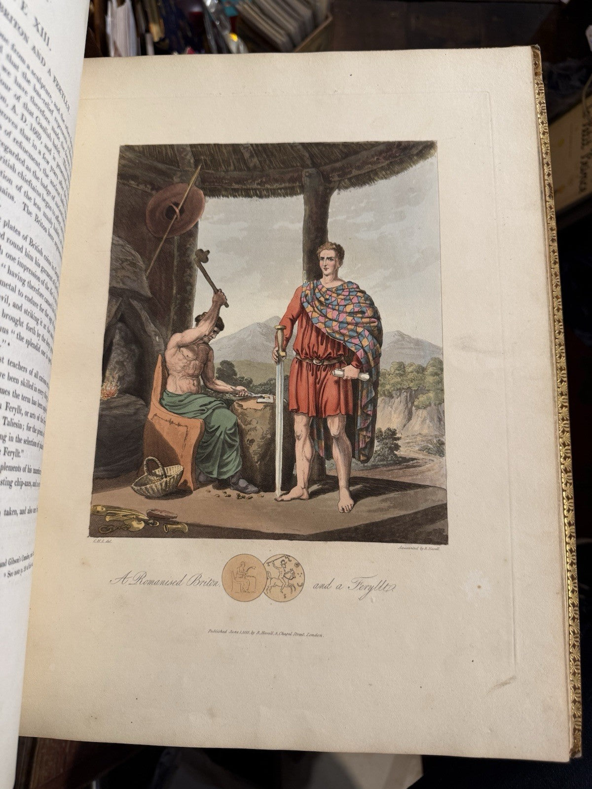 1815 Costume of the Original Inhabitants of the British Islands : Meyrick/Smith