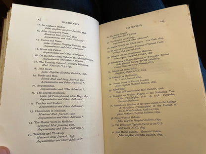 William Osler : Counsels and Ideals : Third Impression 1906