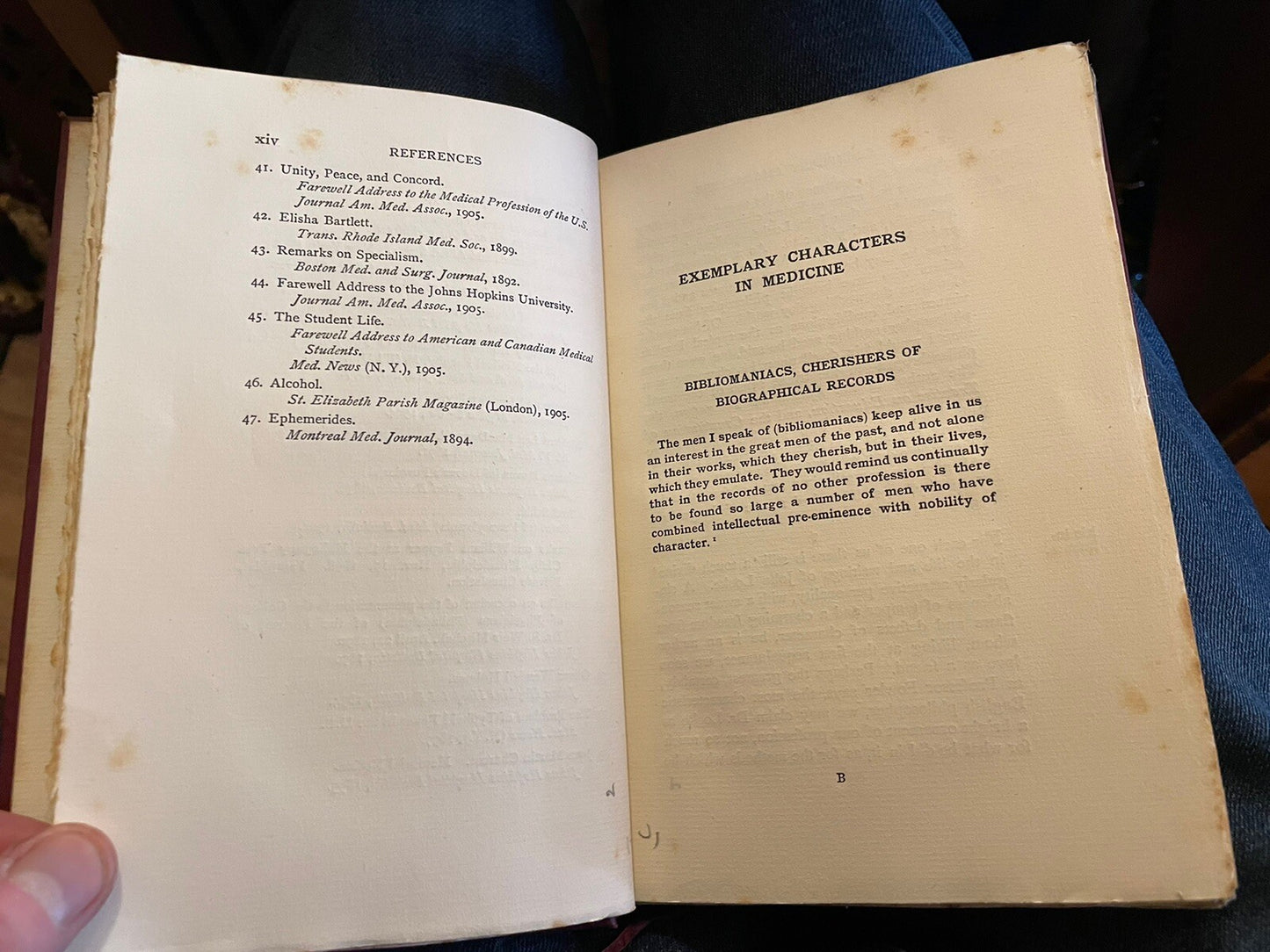 William Osler : Counsels and Ideals : Third Impression 1906