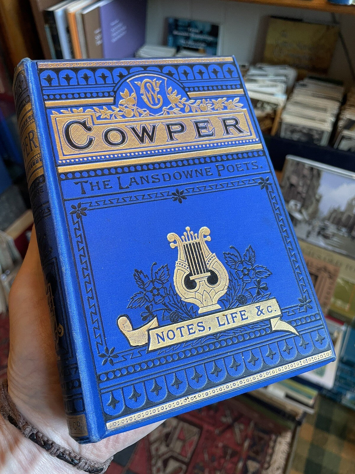 The Poetical Works of William Cowper : Decorative Binding : Engravings on Steel