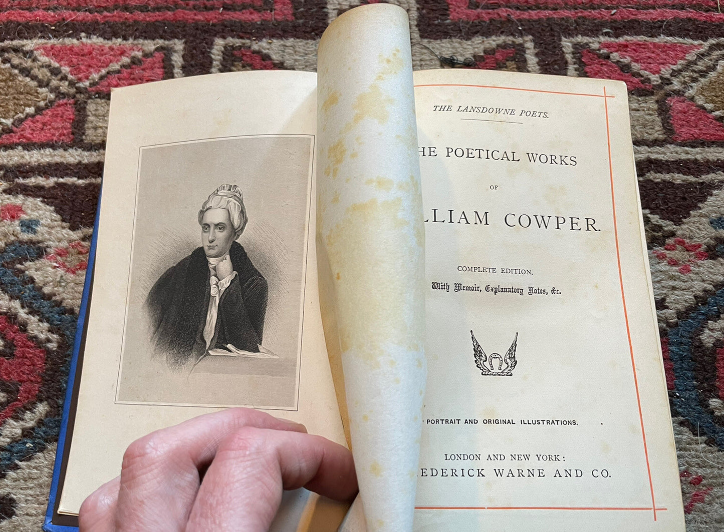 The Poetical Works of William Cowper : Decorative Binding : Engravings on Steel