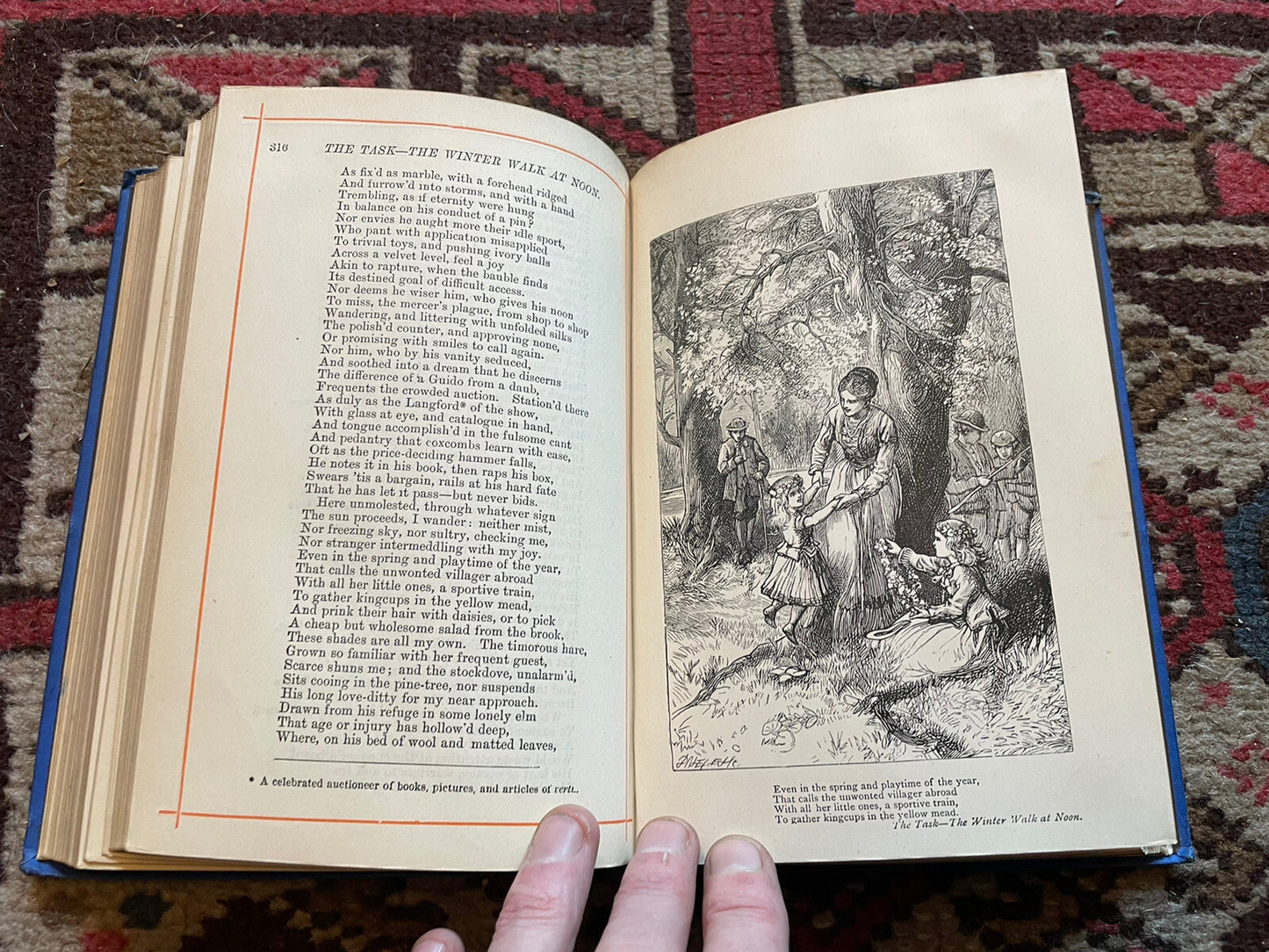 The Poetical Works of William Cowper : Decorative Binding : Engravings on Steel