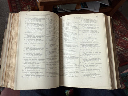 1897 The Complete Works of Alfred Lord Tennyson : Arts & Crafts Bookbinding