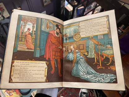 1875 Walter Crane : Blue Beard : Baby's Own A B C : Red Riding Hood : VGC