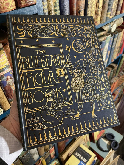 1875 Walter Crane : Blue Beard : Baby's Own A B C : Red Riding Hood : VGC