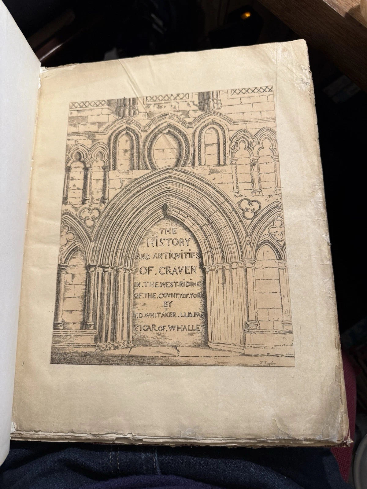 1812 The History and Antiquities of Craven : Book of Plates for 2nd Edition